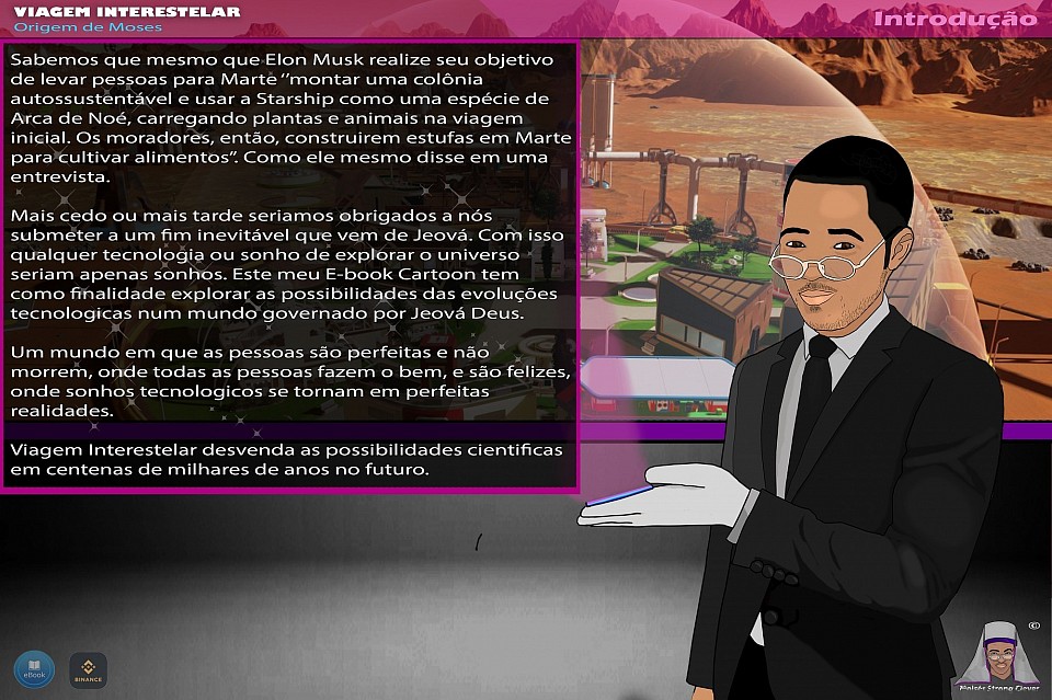 Saiba um pouco mais do meu E-book VIAGEM INTERESTELAR