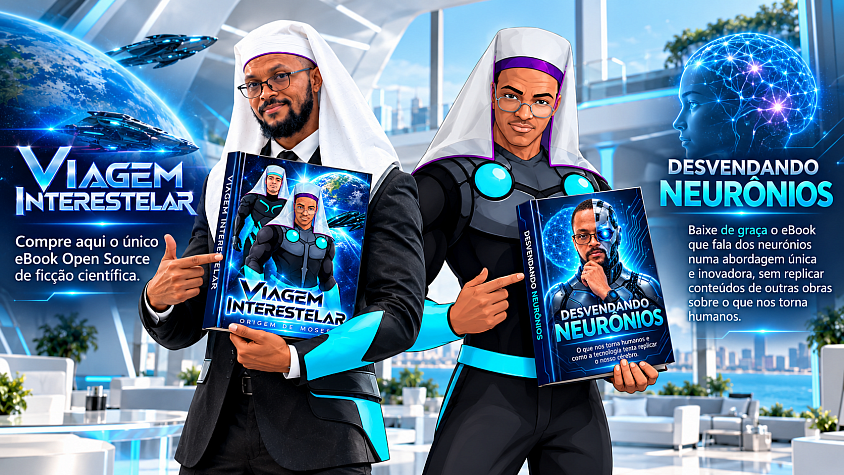 Compre o único eBook Open Source de ficção cientifica que existe no mundo, e baixe gratuitamente Desvendando Neurônios.